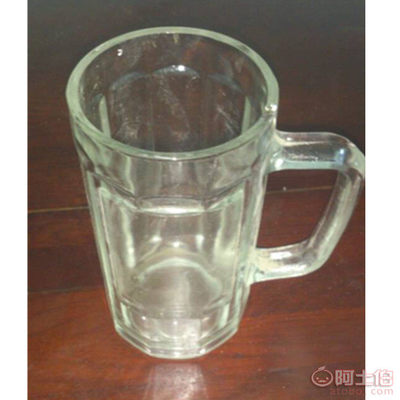 玉晶批發(fā)高白料帶把扎啤杯——貨號2416與2414產(chǎn)品介紹